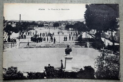 Antik francia város fotó képeslap francia katonai pecséttel 1915?
