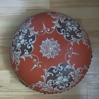 Gyönyörű korall színű üveglámpa, kézzel festett