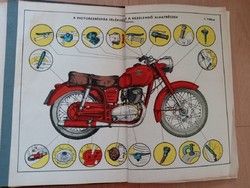 Ternai Zoltán  - A motorkerékpár 1961  32 színes melléklettel