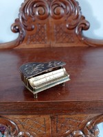 Angol réz zongora miniatűr