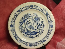 Antik hagymamintás porcelán süteményes tányér