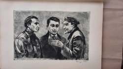 Kun talks to Béla Lenin and Tibor Samuely