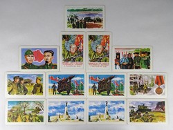 1K202 socréal card calendar series 1985 13 pieces