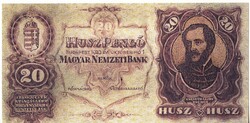 Magyarország 20 pengő TERVEZET 1920  UNC