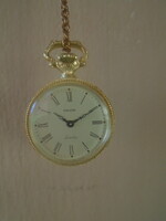 Antique but unused extra luxury women's nun's pocket watch, mechanical, 50s