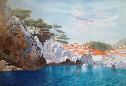 Adria Dubrovnik festmény