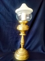 Antik Asztali lámpa Réz Nagyméretű