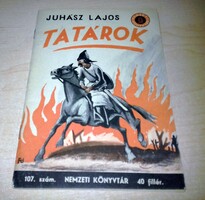 Lajos Juhász: Tatars, national library 107. (1943) Canvas