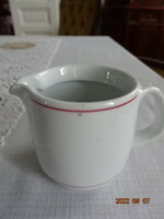 Lilien porcelain milk jug, with brown stripe, thick wall. He has!