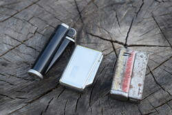 Retro lighter / old imco lighters / colibri mono gas / gas / flint