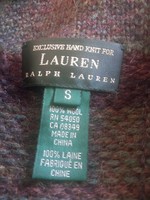 Ralph Lauren őszi kötött kabátka, vastag kardigán "S", eredeti ár: 125,000 Ft