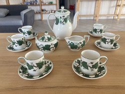 Wedgewood Napoleon Ivy 6 darabos teás készlet porcelán