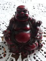 Laughing Buddha statue, material resin, handmade, height 4.5 cm. He has!
