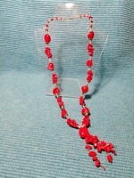 Red stone necklaces (349)