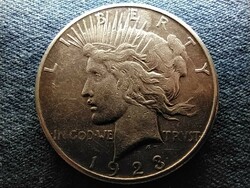 USA Peace dollár I. VH befejezésének emlékére .900 ezüst 1 Dollár 1923 (id65263)