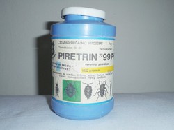Retro insecticide plastic bottle - pyrethrin 