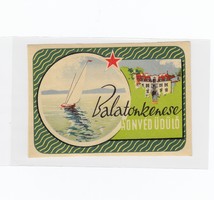 Suitcase label Balatonkenese military holiday 1950-60 (in good condition)
