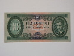 Petőfi ten forints 1969. June 30. Unc. Banknote, lower serial number, rarer!