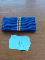 Hungarian People's Army Merit Ribbon 11. # + Zs