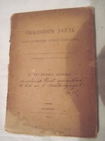 Antik ritka jogi könyv : TELESZKY István : Örökösödési Jogunk 1876