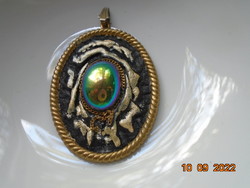 A unique goldsmith's work of art pendant