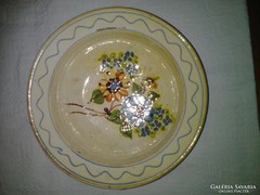 Antik kerámia tányér, falitányér