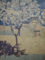 Achille laugé - blossoming tree - canvas reprint