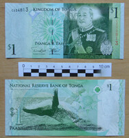 Tonga Óceánia 1 Paanga 2014 UNC bankjegy
