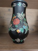 19th century antique folk ceramic vases