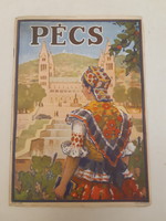 Vintage Pécs reklám tájékoztató füzet Pécsi Pilch Dezső 1938 Dr. Sík Lajos Klösz Budapest