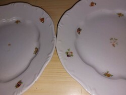 Zsolnay, beautiful floral, porcelain plates
