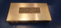 Bronze box, size 17 x 10 cm, for collectors.