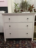 Ikea Hemnes white pine chest of drawers in new condition