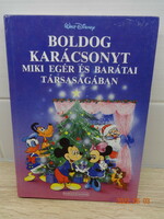 Walt Disney Boldog Karácsonyt Miki egér és barátai társaságában - régi, nagy mesekönyv (1989)