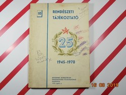 Law Enforcement Information 1945 - 1970 Ministry of Heavy Industry