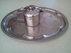 Metal jug-milk kettle + metal tray