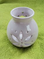 Ceramic candle holder, white candle holder, special candle holder