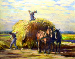 Dr. György Ruttkay (1898 - 1974): harvesting - day laborers