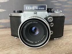 Retro Exakta Vx500 fényképezőgép Carl Zeiss Jena objektív