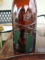 Old beer bottle b r