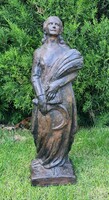 Bory Jenő - Arató nő pirogránit szobor