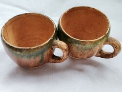 Art deco ceramic mug, 2-piece mug with handle, ceramic coffee cup, matching mug, matching gifts
