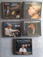 5 gyári műsoros CD lemez, Richard Clayderman zongora, My Classic Collection, ABBA, Webber,