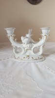 Bird shaped porcelain candle holder
