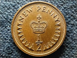 Anglia II. Erzsébet (1952-) 1/2 Új Penny 1976 (id53743)