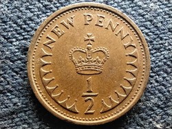 Anglia II. Erzsébet (1952-) 1/2 Új Penny 1975 (id53746)