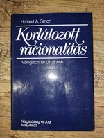 Herbert A. Simon Korlátozott racionalitás
