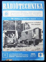 Rádiótechnika folyóirat 1984. 9. szám, szeptember