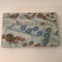 Régi papír bonbonos doboz - Amorella desszert