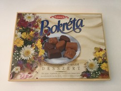 Régi papír bonbonos doboz - Bokréta desszert